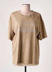 T-shirt beige CULTURE pour femme seconde vue