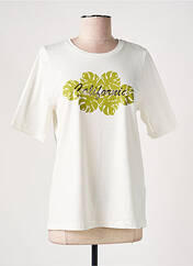 T-shirt blanc CULTURE pour femme seconde vue