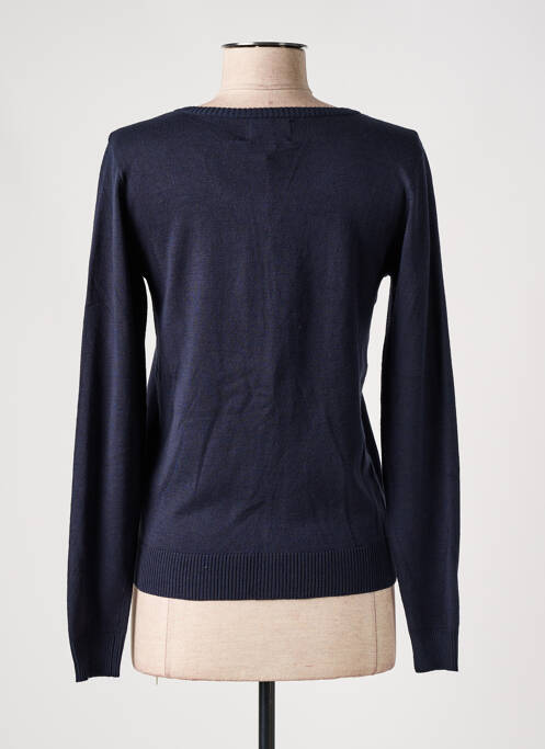 Gilet manches longues bleu CULTURE pour femme