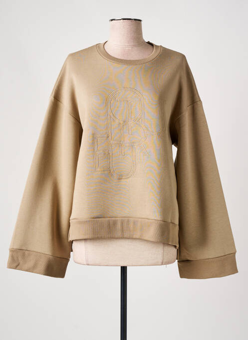 Sweat-shirt beige CULTURE pour femme