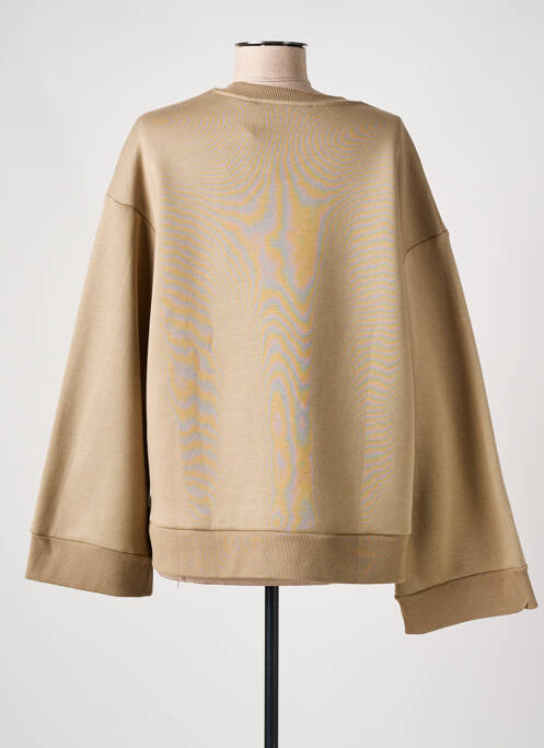 Sweat-shirt beige CULTURE pour femme