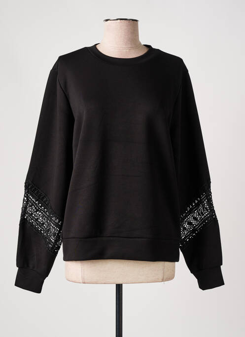 Sweat-shirt noir CULTURE pour femme