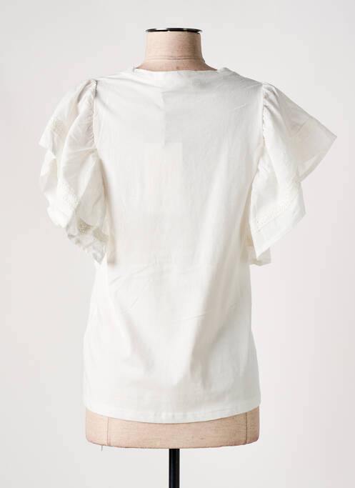 Top blanc CULTURE pour femme