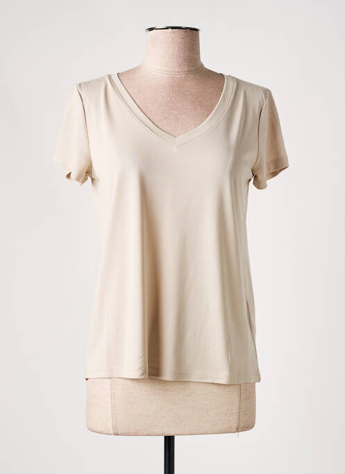 T-shirt beige SOAKED IN LUXURY pour femme