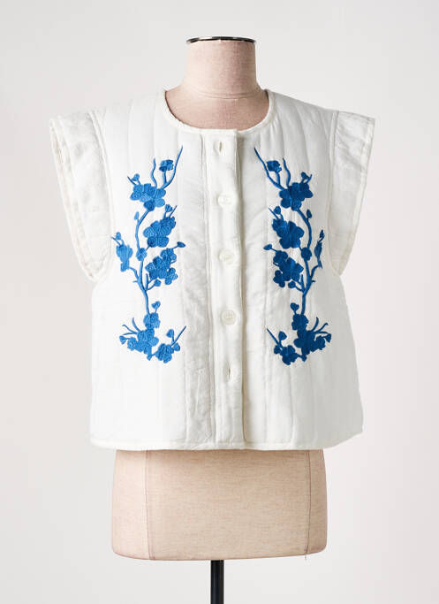 Veste casual blanc CULTURE pour femme