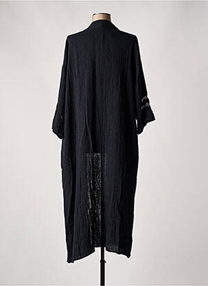 Veste kimono col v noir CULTURE femme