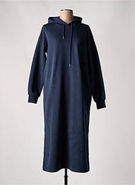 Robe longue manches longues manches longues bleu CULTURE femme
