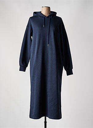 Robe longue manches longues manches longues bleu CULTURE femme