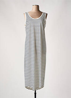 Robe longue sans manche sans manche noir CULTURE femme