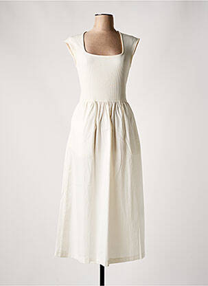 Robe longue beige SOAKED pour femme