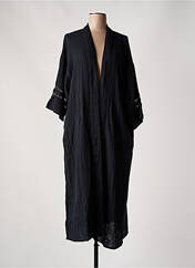 Veste kimono noir CULTURE pour femme seconde vue