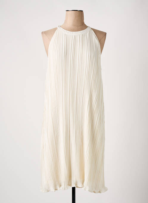 Robe mi-longue beige CULTURE pour femme