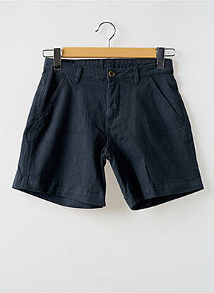 Short fermeture zippée sous rabat boutonné bleu CULTURE femme