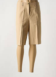 Bermuda coupe droite beige SOAKED IN LUXURY femme