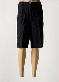 Bermuda coupe droite noir SOAKED IN LUXURY femme
