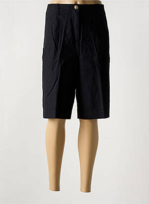 Bermuda coupe droite noir SOAKED IN LUXURY femme