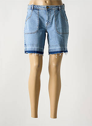 Short tissage denim bleu CULTURE femme