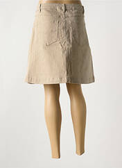 Jupe courte beige CULTURE pour femme seconde vue