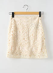 Jupe courte beige SOAKED IN LUXURY pour femme seconde vue