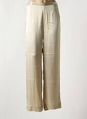 Pantalon droit or SOAKED IN LUXURY pour femme seconde vue