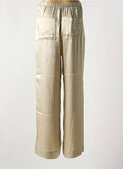Pantalon droit or SOAKED IN LUXURY pour femme seconde vue