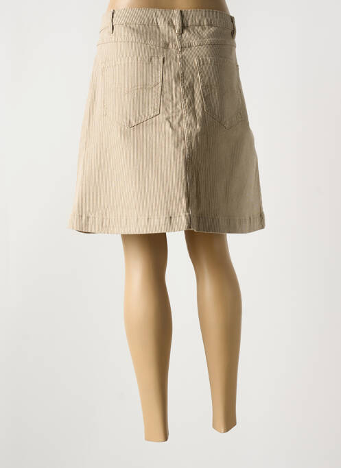 Jupe courte poches beige CULTURE femme