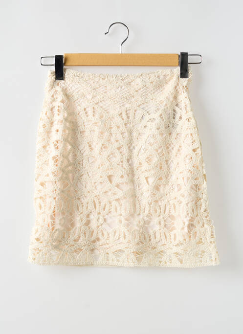 Jupe courte beige SOAKED IN LUXURY pour femme