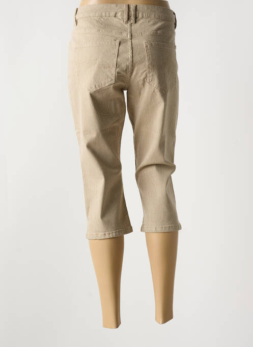 Pantacourt beige CULTURE pour femme