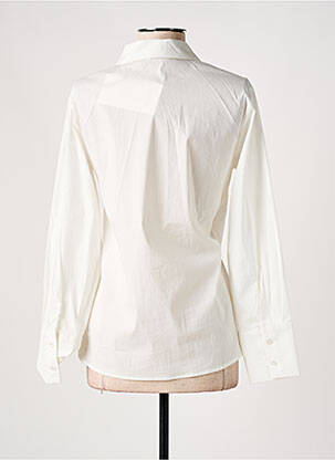 Chemisier coupe cintrée manches longues blanc CULTURE femme