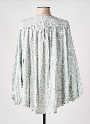 Blouse imprimé fantaisie manches longues vert SOAKED femme