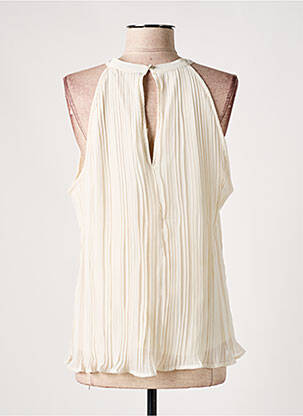 Top coupe fluide sans manche beige CULTURE femme