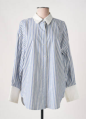 Chemisier bleu SOAKED pour femme