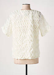 Top blanc CULTURE pour femme seconde vue