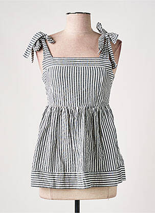 Top bleu CULTURE pour femme