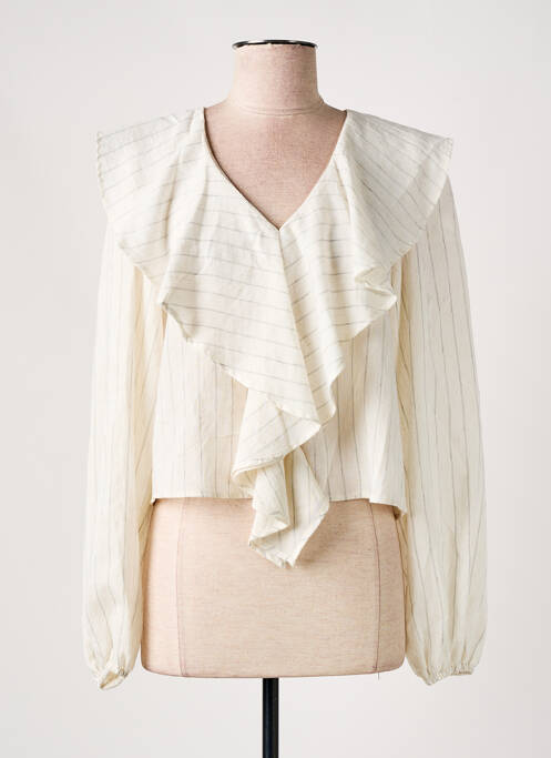 Blouse beige SOAKED femme