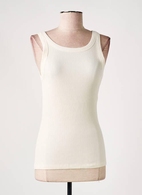 Débardeur beige SOAKED pour femme