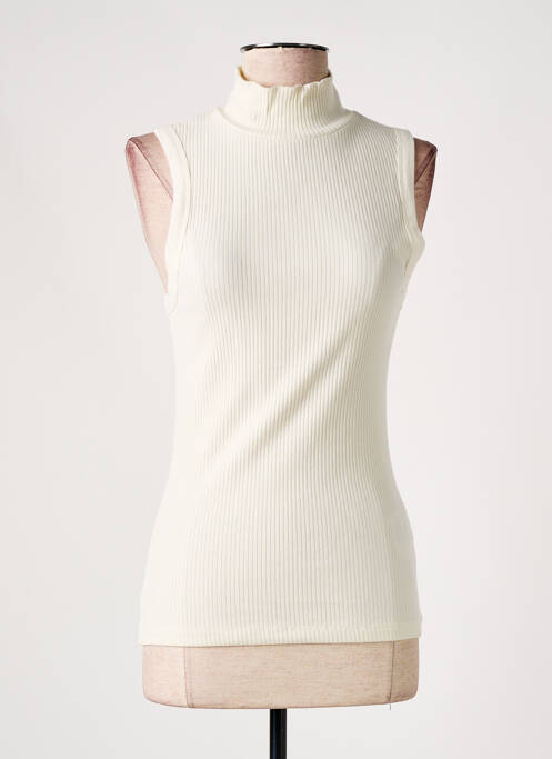 Top beige SOAKED pour femme