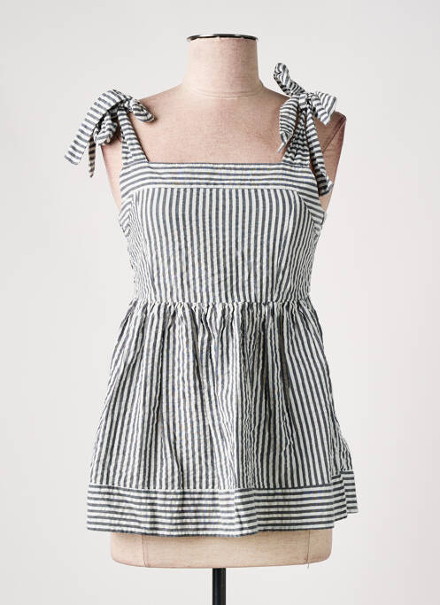 Top bleu CULTURE pour femme