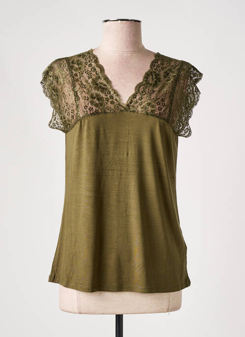 Top vert CULTURE pour femme