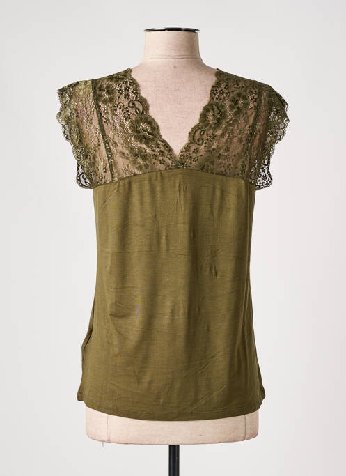 Top vert CULTURE pour femme