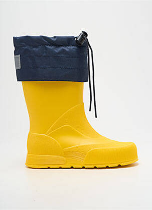Bottes bout rond bout rond jaune UMO enfant