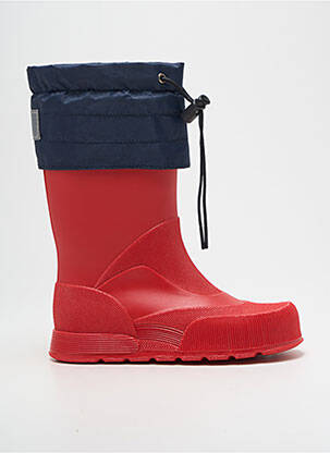 Bottes bout rond bout rond rouge UMO enfant