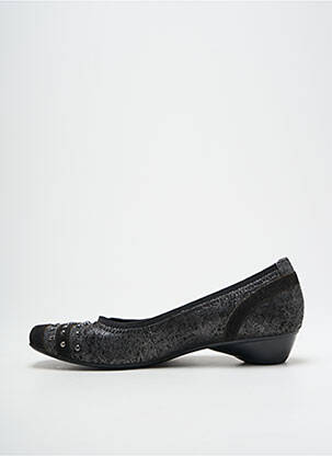 Ballerines type de semelle amortissante talon plat jusqu'à 3cm argent SWEET femme