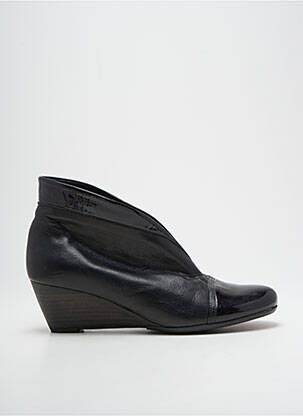 Bottines/boots matière lisse talon de 4 à 6cm noir HISPANITAS femme