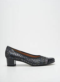 Ballerines matière lisse talon de 4 à 6cm argent SWEET femme