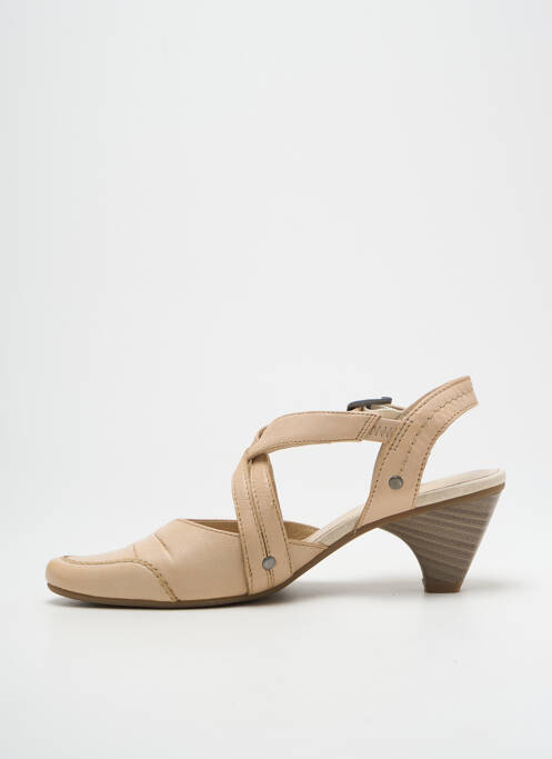 Sandales/Nu pieds beige SWEET pour femme