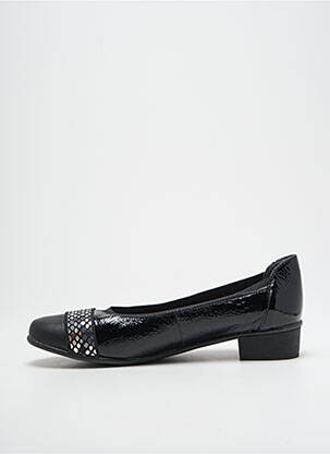Ballerines talon bas talon plat jusqu'à 3cm noir HIRICA femme