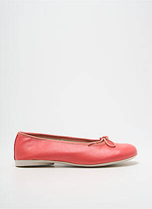 Ballerines bout rond talon plat jusqu'à 3cm rose HIRICA femme