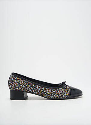 Ballerines impression talon plat jusqu'à 3cm noir HIRICA femme