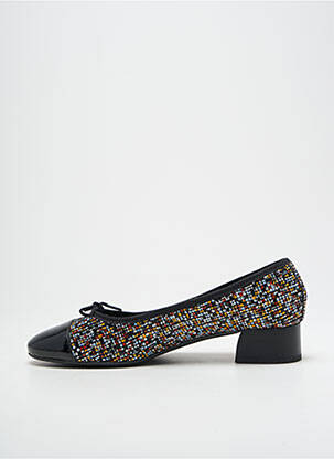 Ballerines impression talon plat jusqu'à 3cm noir HIRICA femme